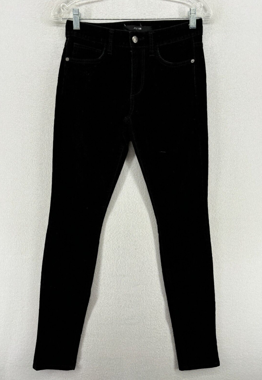 JOE"S Jeans Womens 26 Skinny Visionaire Corduroy Pants Stretch Cotton Black